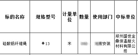 晉中鋁業硅酸鋁纖維繩